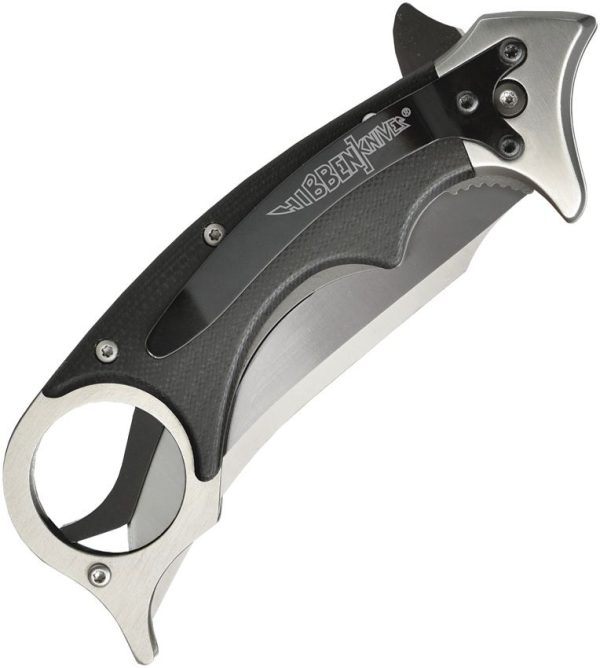 GH5136_add_01.jpg Hibben Recurve Karambit Linerlock Folding Knife 7Cr17 Black G10