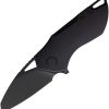 GKT001BLK.jpg Grissom Riverstone Framelock Black - M390 Titanium