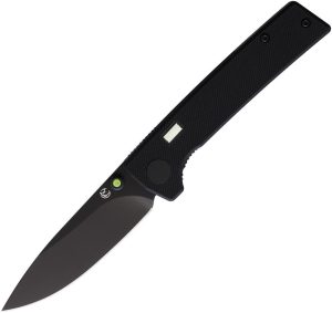 Glow Rhino Fermi Linerlock Black D2 Green Accent