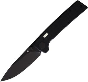 Glow Rhino Fermi Linerlock Black D2 Steel Folding Knife