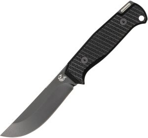 Glow Rhino Bohr Fixed Blade Black DC-53 Steel
