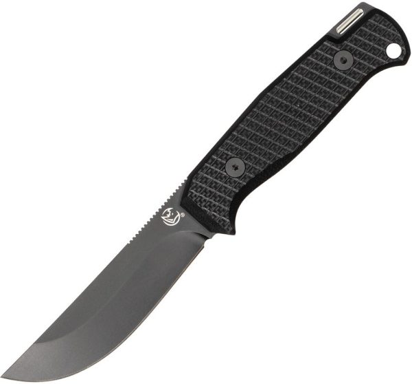 GLR111.jpg Glow Rhino Bohr Fixed Blade Black DC-53 Steel