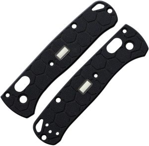 Glow Rhino Mini Bugout Scales Black G10 Tritium