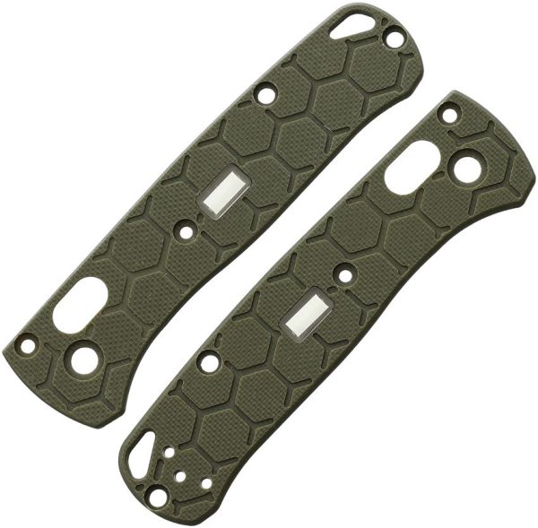 Glow Rhino Mini Bugout Scales Green G10 Tritium