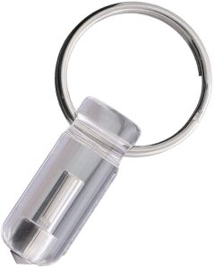 Glow Rhino Spark Glow Fob Blue Tritium Keychain