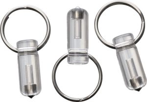 Glow Rhino Spark Glow Fob 3-Pack Blue Tritium