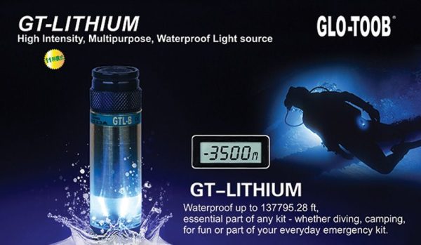 Glo-Toob Lithium Series Blue Keychain Light