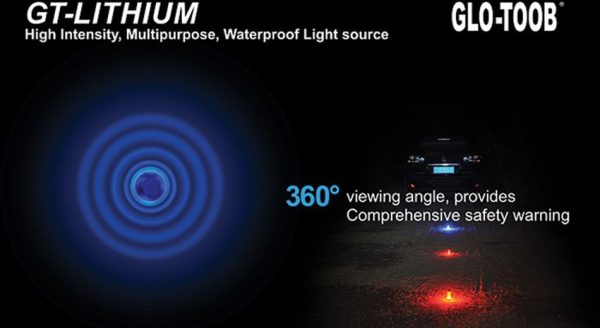 Glo-Toob Lithium Series Blue Keychain Light