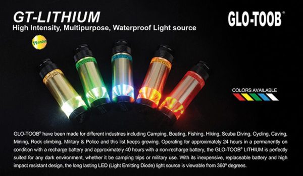 Glo-Toob Lithium Series Blue Keychain Light