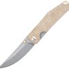 Giant Mouse ACE Clyde Linerlock Natural Micarta Pocket Knife