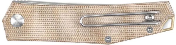 Giant Mouse ACE Clyde Linerlock Natural Micarta Pocket Knife