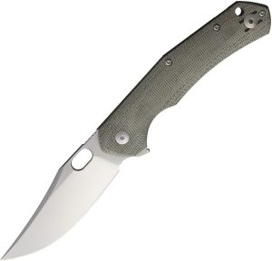 Giant Mouse Jutland Linerlock Green Micarta