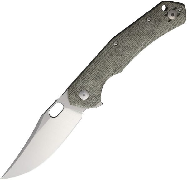 Giant Mouse Jutland Linerlock Green Micarta