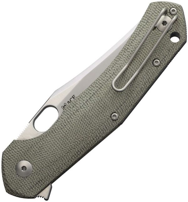 Giant Mouse Jutland Linerlock Green Micarta