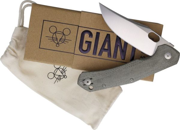 Giant Mouse Jutland Linerlock Green Micarta