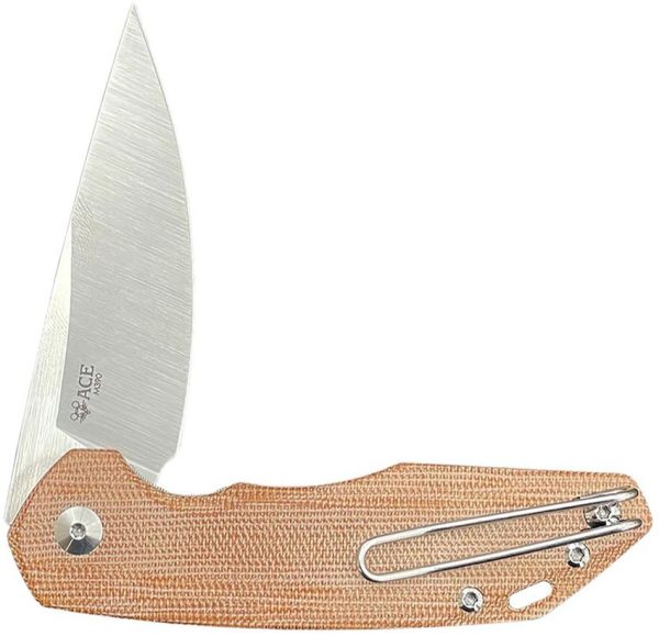 Giant Mouse ACE Corta Linerlock Natural Micarta