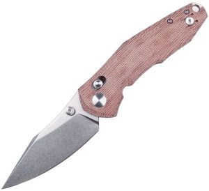 Giant Mouse ACE Nazca Crossbar Lock Micarta Knife