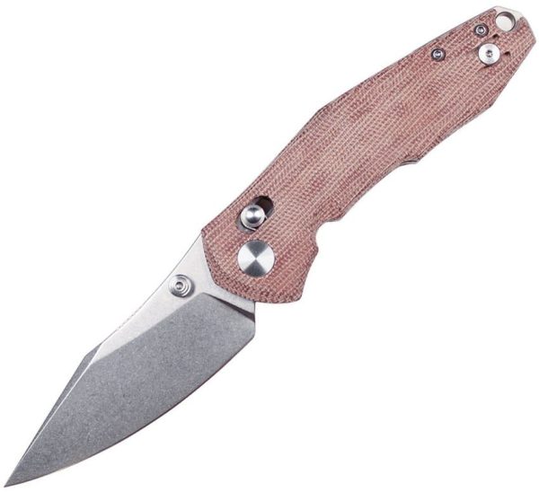 Giant Mouse ACE Nazca Crossbar Lock Micarta Knife