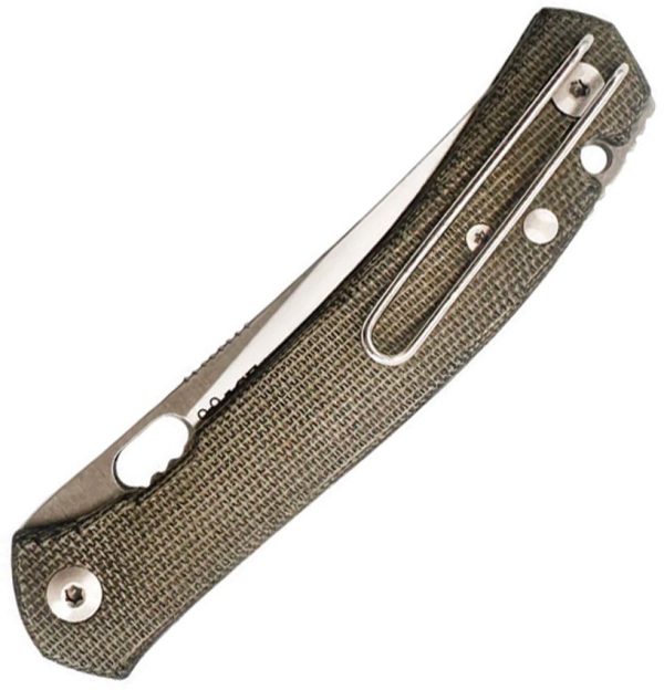 Giant Mouse ACE Bleecker Linerlock - Green Canvas