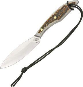 Grohmann Original Fixed Blade - Stag Handle Elliptical