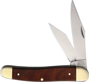 Grohmann Two Blade Folder Rosewood Carbon Steel Folding Knife