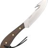 Grohmann Survival Guthook Skinner Fixed Blade Stainless Rosewood