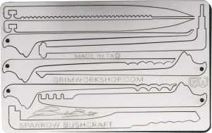 GRIBLLCRD.jpg Grim Workshop Bill Rogue Survival Card Stainless Steel