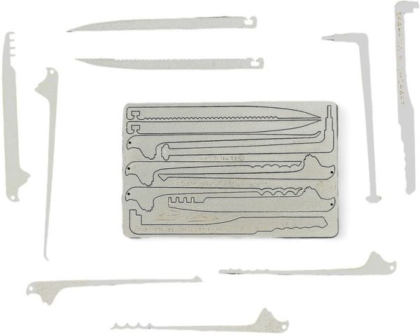 Grim Workshop Bill Rogue Survival Card Stainless Steel