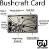 Grim Workshop Bushcraft Card - Fishing & Cutting Tools