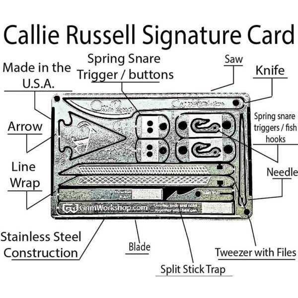 Grim Workshop Callie Russell Survival Card