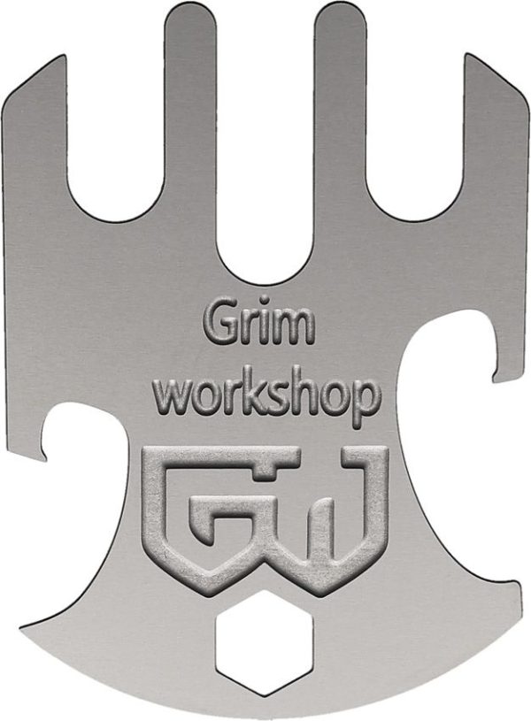 GRIRND001.jpg Grim Workshop Roundabout Eating Tool - Stainless Multi-Tool