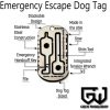 Grim Workshop Escape and Evasion Dog Tag - Tactical