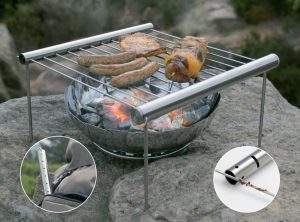 Grilliput Camp Grill Stainless Steel Foldable
