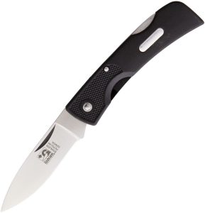 Grohmann Featherweight Lockback Black Zytel Folding Knife