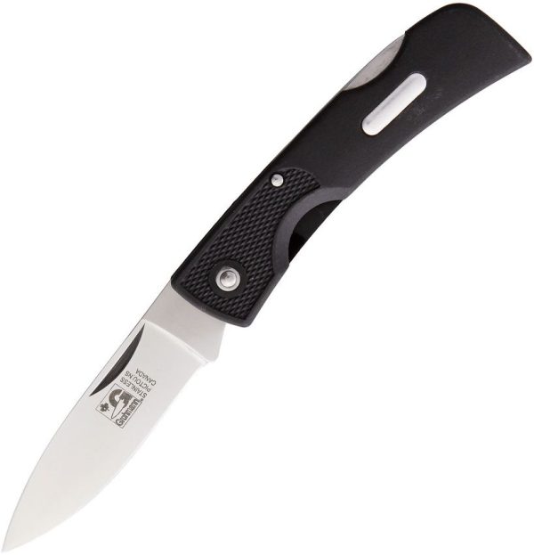 Grohmann Featherweight Lockback Black Zytel Folding Knife