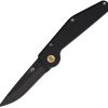 GT103.jpg GT KNIVES Auto Button Lock ATS-34 Drop Point - Black