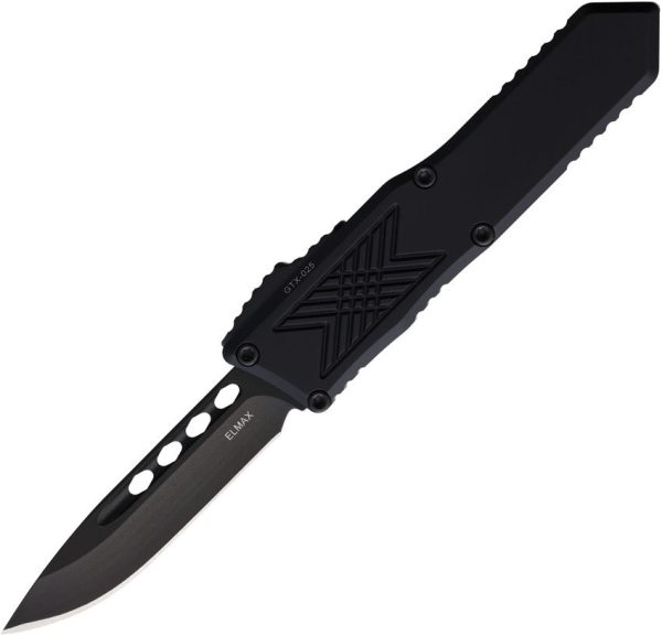 Guardian Tactical Auto GTX025 OTF Drop Point Black