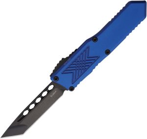 GT124121BL.jpg Guardian Tactical GTX025 OTF Auto Tanto - Blue Handle