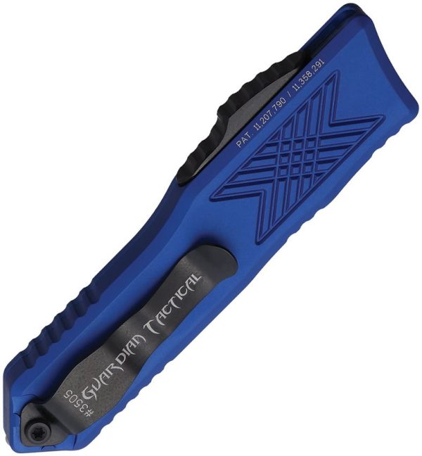 Guardian Tactical GTX025 OTF Auto Tanto - Blue Handle