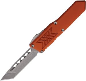 Guardian Tactical GTX025 Auto OTF Stonewash Tanto Orange