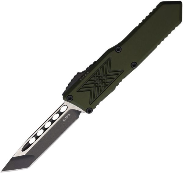 Guardian Tactical GTX025 OTF Tanto - OD Green Two-Tone