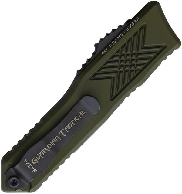Guardian Tactical GTX025 OTF Dagger - OD Green Two-Tone