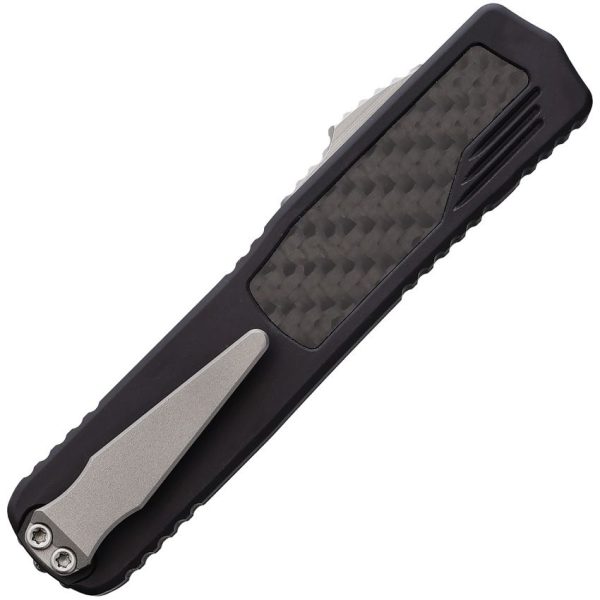 Guardian Tactical Auto Scout OTF Elmax Clip Point - Black CF