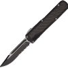 GT142212.jpg Guardian Tactical Auto Scout OTF Serrated Elmax - Black CF