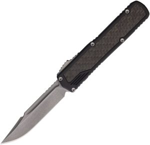 Guardian Tactical Auto Scout OTF Stonewash Elmax - Black CF
