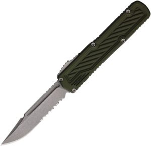 Guardian Tactical Auto Scout OTF Stonewash Serrated