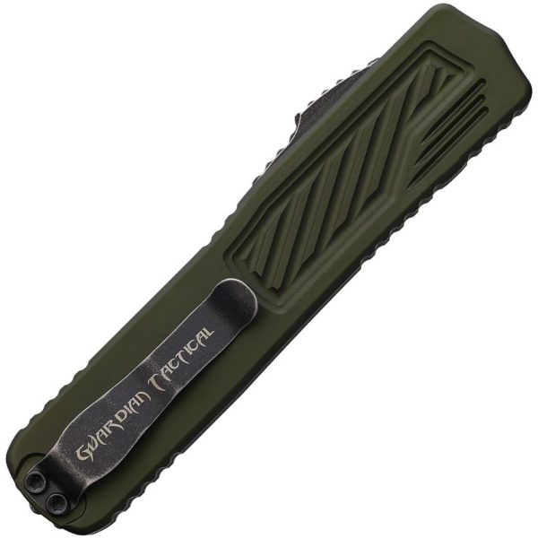 Guardian Tactical Auto Scout OTF Black Stonewash Serrated