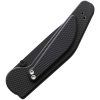GT KNIVES Auto Button Lock Tanto Serrated Black