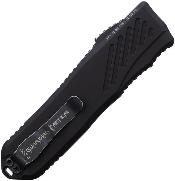 Guardian Tactical Auto Recon 035 OTF Tanto Black Stonewash