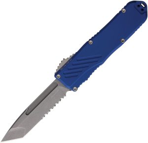 Guardian Tactical Auto Recon 035 G2 OTF Blue Tanto Serrated